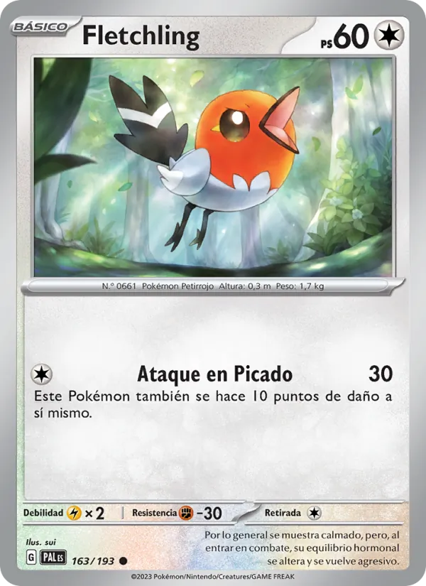 Fletchling (Evoluciones en Paldea #163/193)