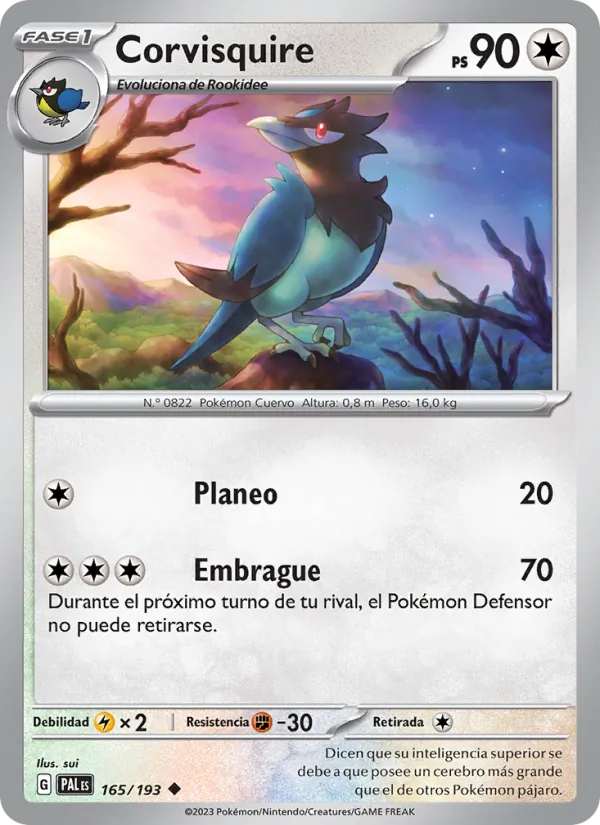 Corvisquire (Evoluciones en Paldea #165/193)