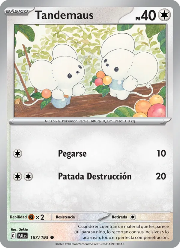 Tandemaus (Paldea Evolved #167/193)