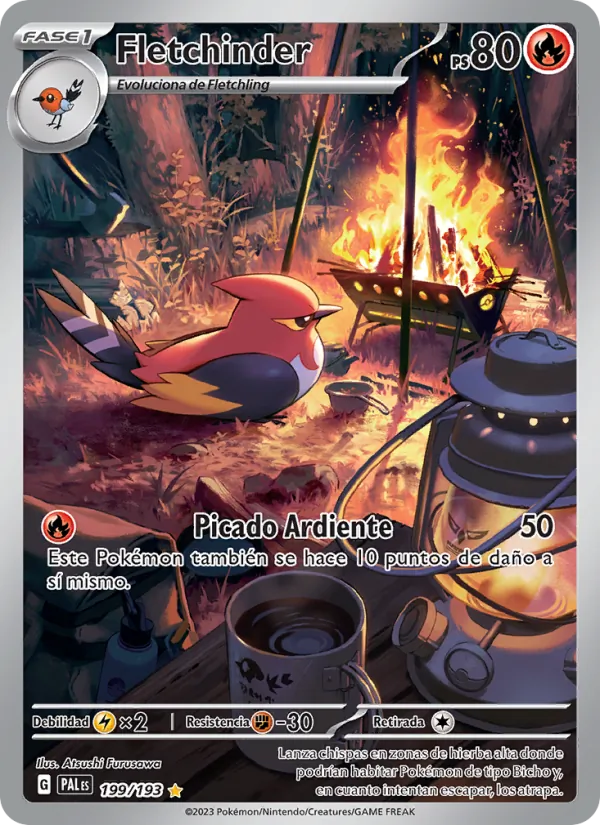 Fletchinder (Paldea Evolved #199/193)