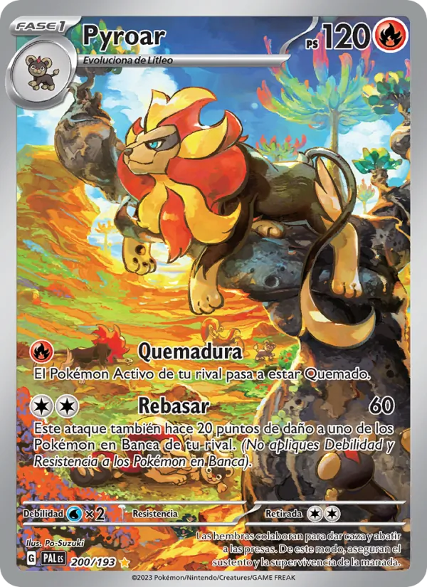 Pyroar (Evoluciones en Paldea #200/193)