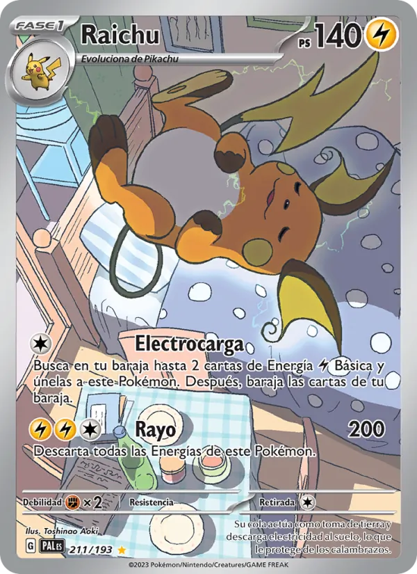 Raichu (Evoluciones en Paldea #211/193)