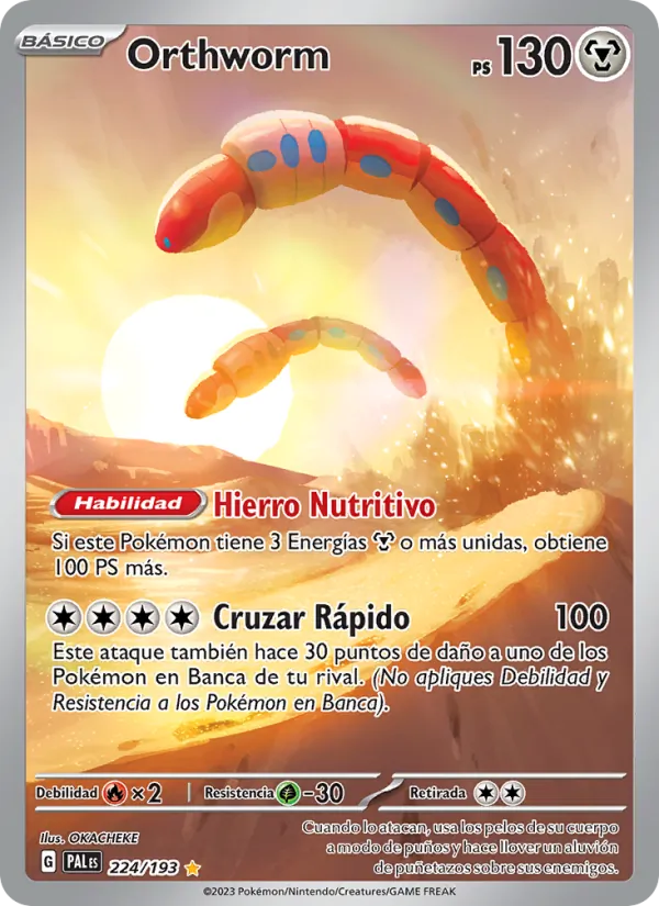 Orthworm (Evoluciones en Paldea #224/193)