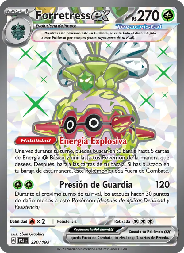 Forretress ex (Paldea Evolved #230/193)