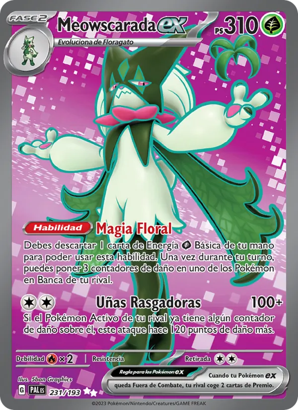 Meowscarada ex (Evoluciones en Paldea #231/193)