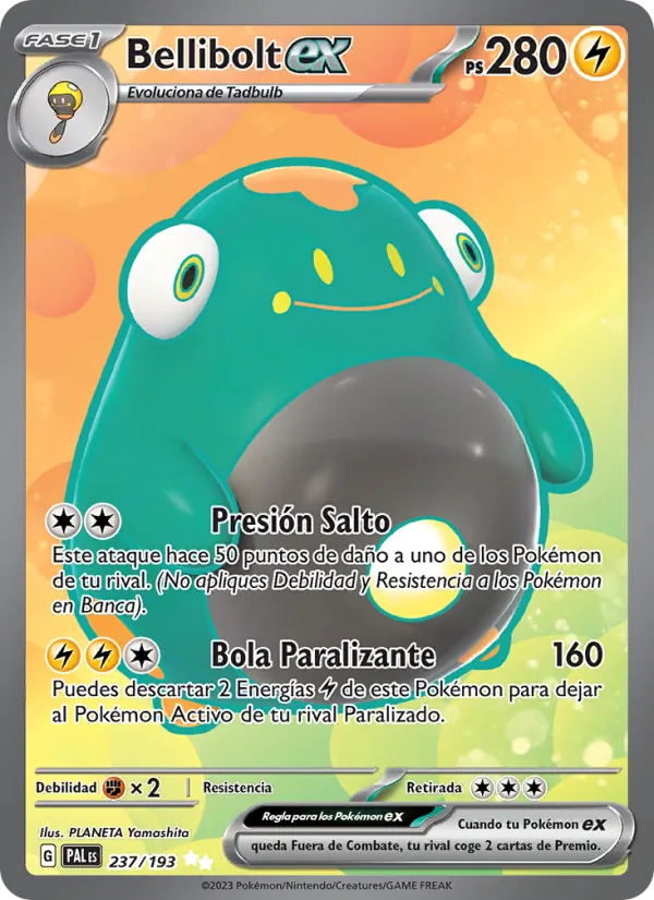 Bellibolt ex (Evoluciones en Paldea #237/193)