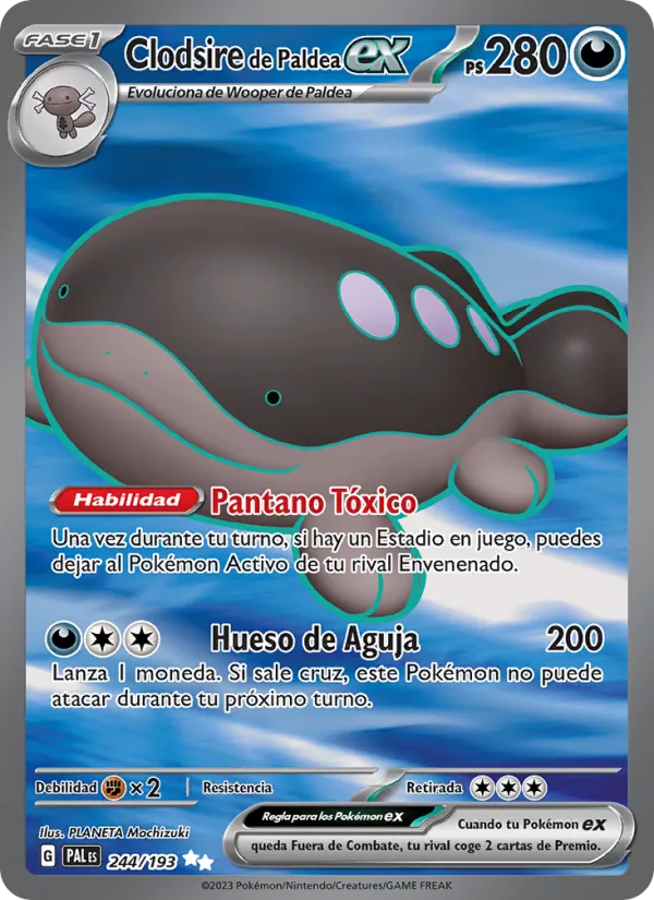 Clodsire de Paldea ex (Evoluciones en Paldea #244/193)