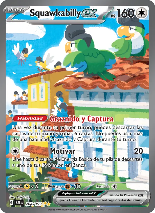 Squawkabilly ex (Paldea Evolved #264/193)
