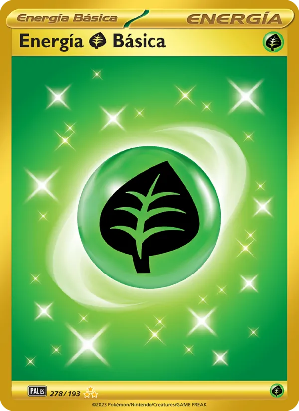 Energía Grass Básica (Evoluciones en Paldea #278/193)