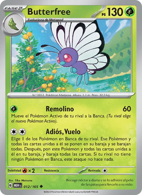 Butterfree (151 #012/165)