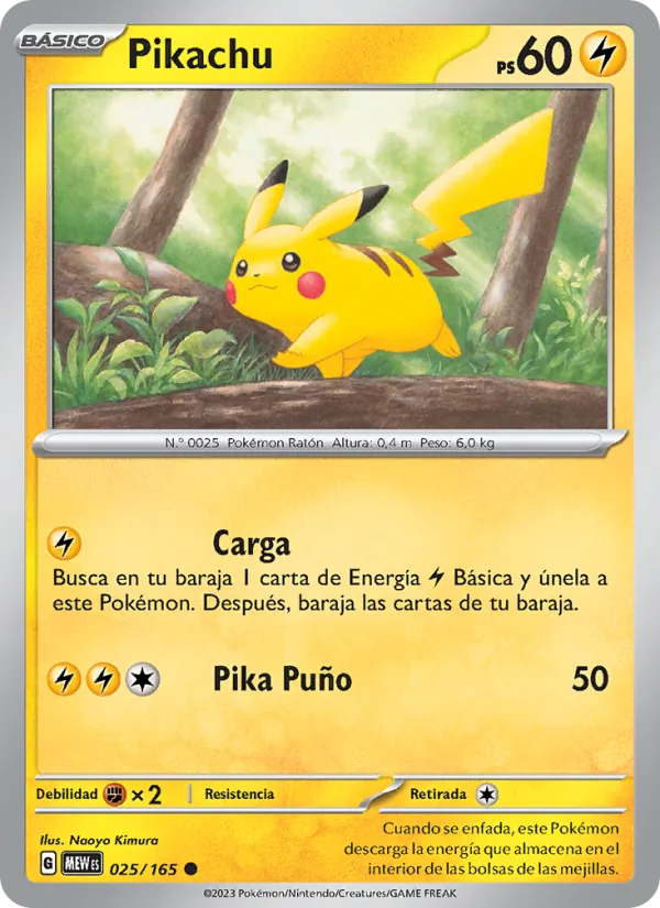 Pikachu (151 #025/165)