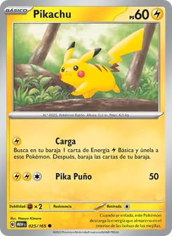 Pikachu (151 #025/165)