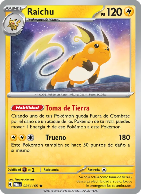 Raichu (151 #026/165)