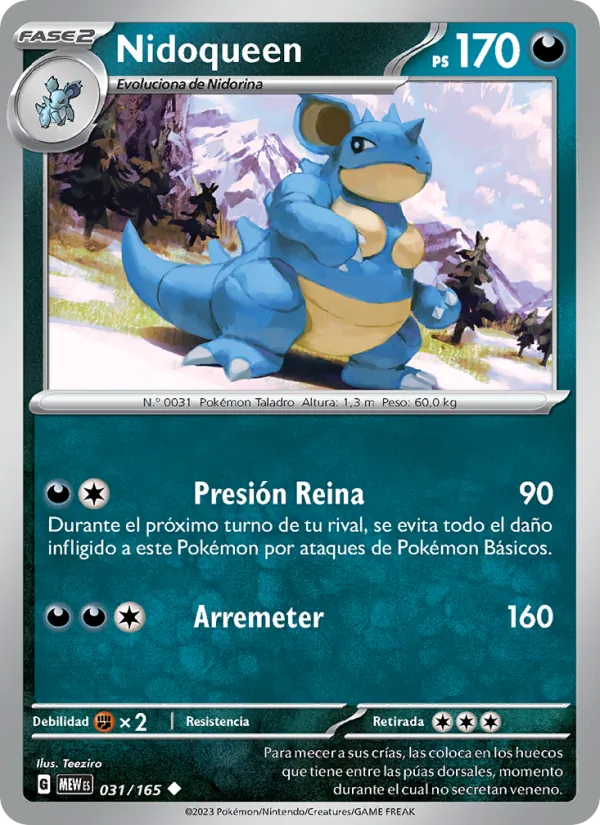 Nidoqueen (151 #031/165)