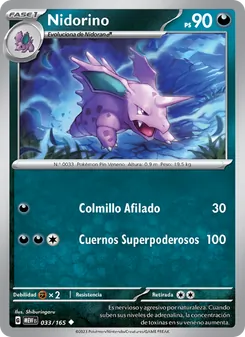Nidorino (151 #033/165)