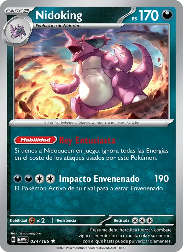 Nidoking (151 #034/165)