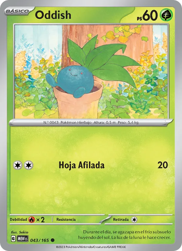 Oddish (151 #043/165)