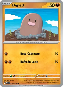 Diglett (151 #050/165)