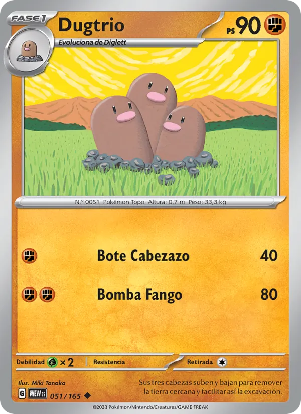 Dugtrio (151 #051/165)