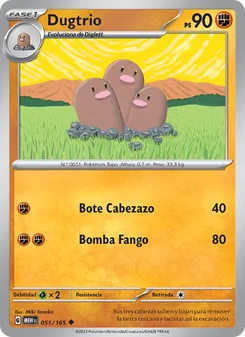 Dugtrio (151 #051/165)