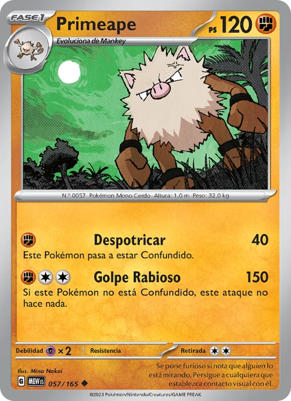 Primeape (151 #057/165)