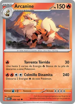 Arcanine (151 #059/165)