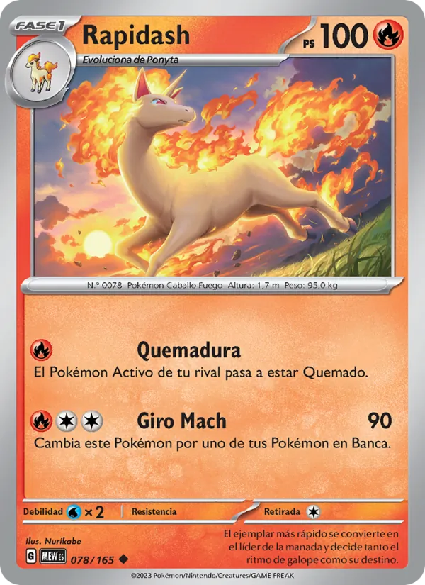 Rapidash (151 #078/165)