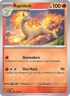 Rapidash (151 #078/165)