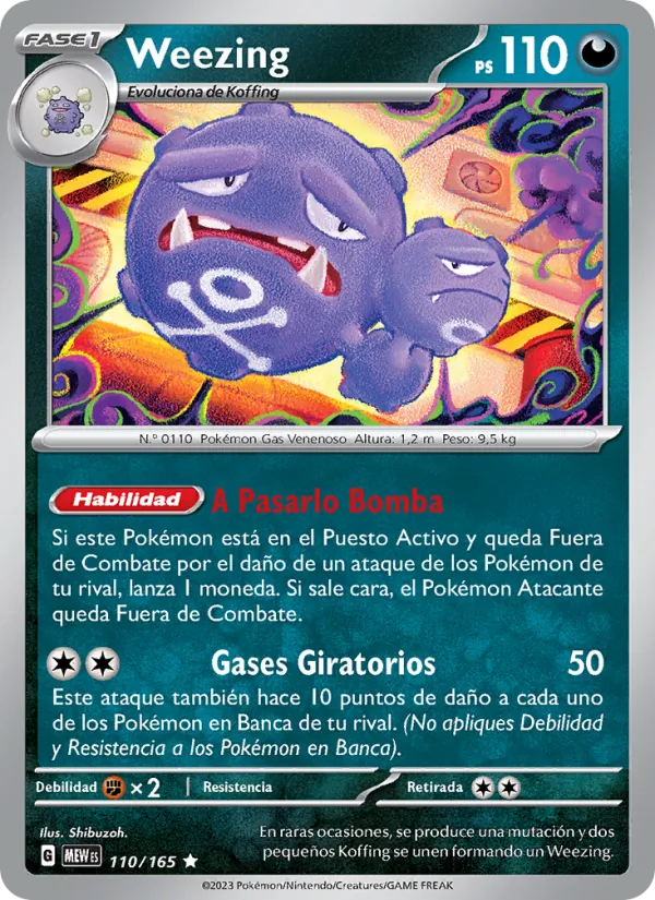 Weezing (151 #110/165)