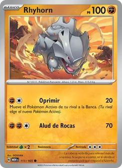 Rhyhorn (151 #111/165)