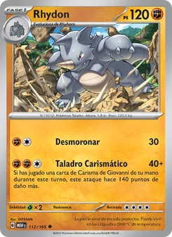 Rhydon (151 #112/165)