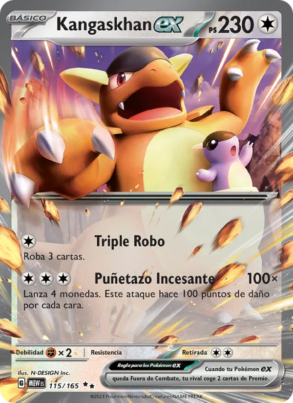 Kangaskhan ex (151 #115/165)