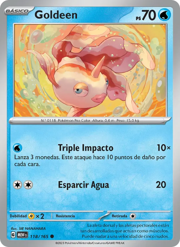 Goldeen (151 #118/165)