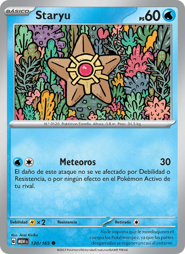 Staryu (151 #120/165)