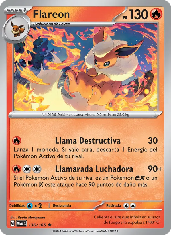 Flareon (151 #136/165)