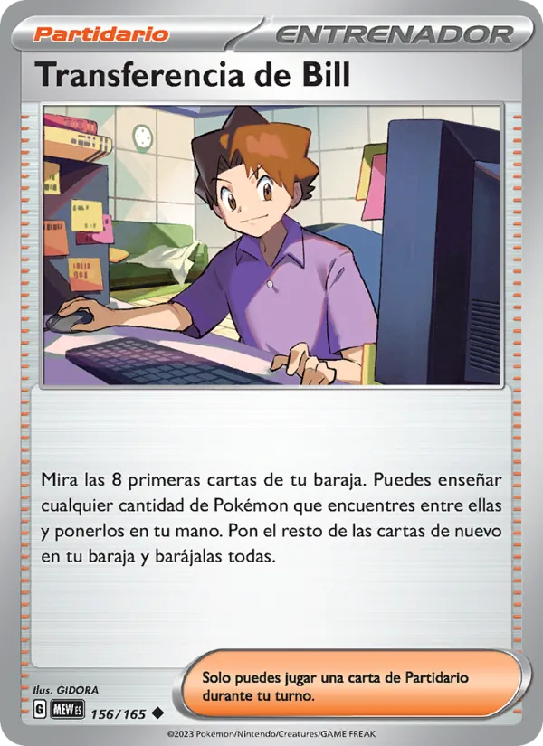 Transferencia de Bill (151 #156/165)