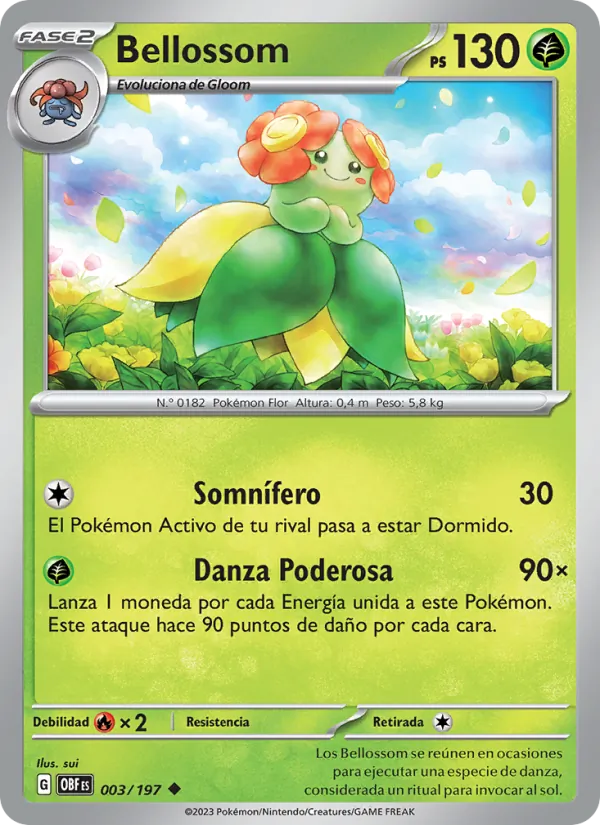 Bellossom (Llamas Obsidianas #003/197)