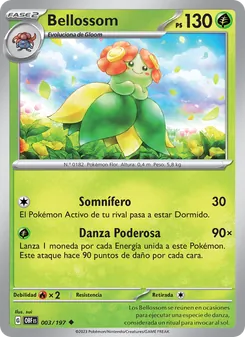 Bellossom (Llamas Obsidianas #003/197)