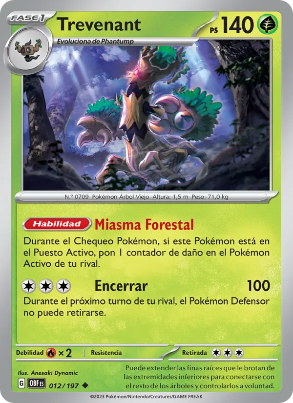 Trevenant (Llamas Obsidianas #012/197)