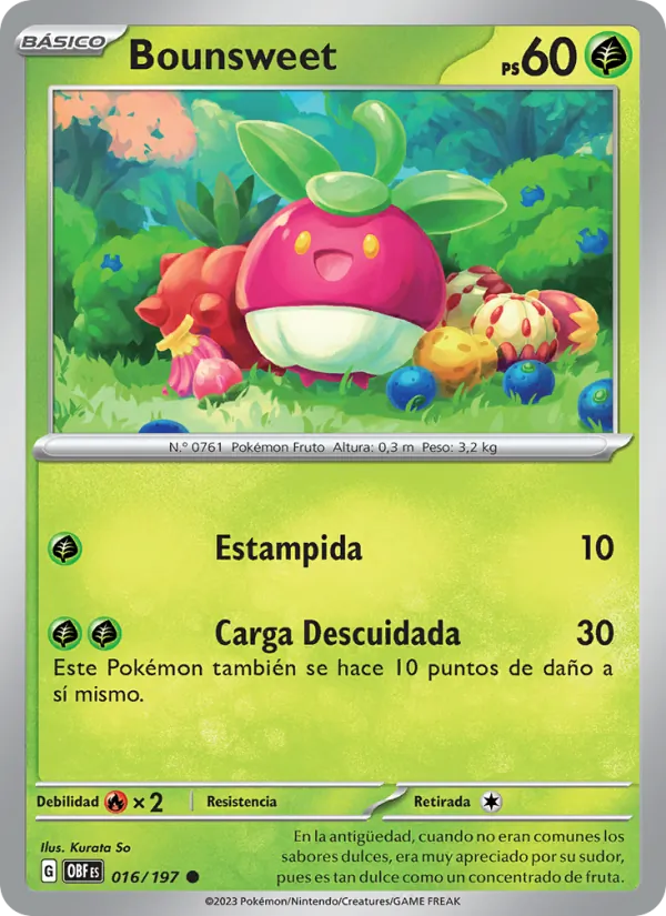 Bounsweet (Llamas Obsidianas #016/197)