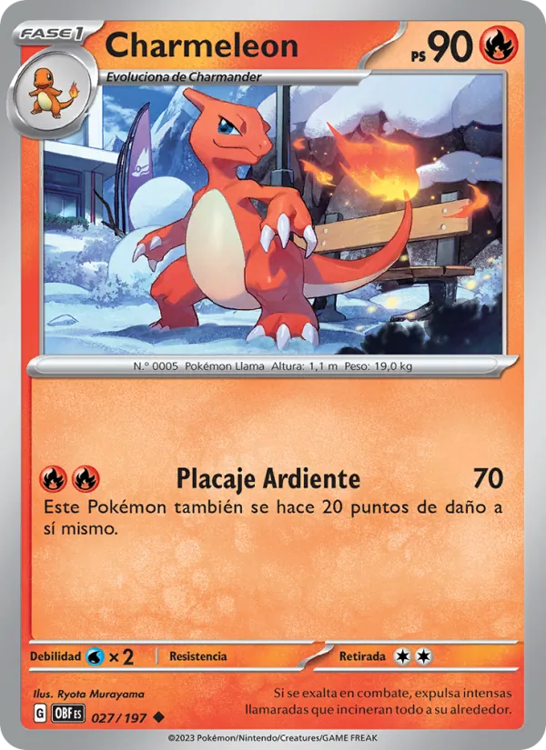 Charmeleon (Obsidian Flames #027/197)