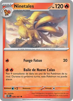 Ninetales (Llamas Obsidianas #029/197)