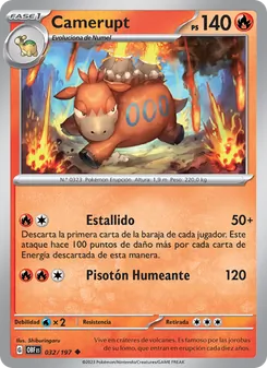 Camerupt (Llamas Obsidianas #032/197)