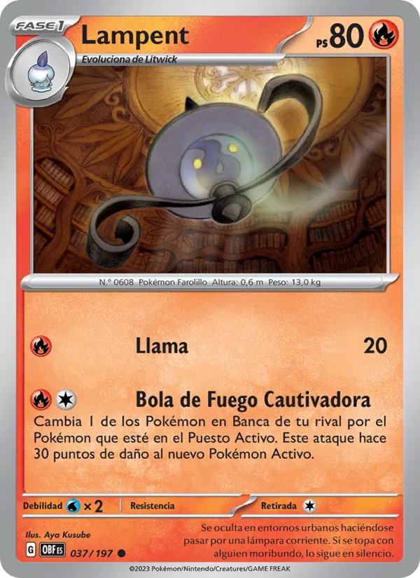 Lampent (Llamas Obsidianas #037/197)