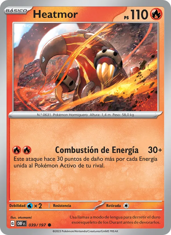 Heatmor (Llamas Obsidianas #039/197)
