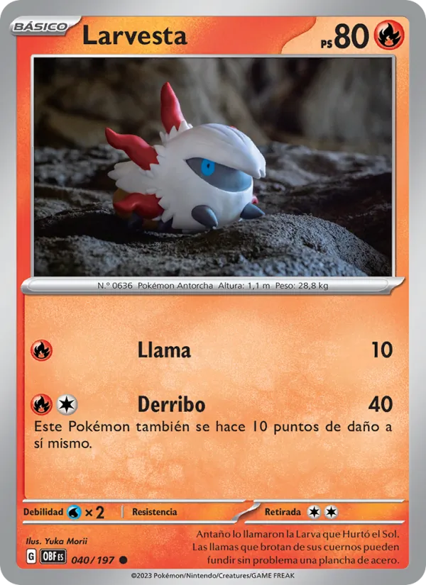 Larvesta (Obsidian Flames #040/197)