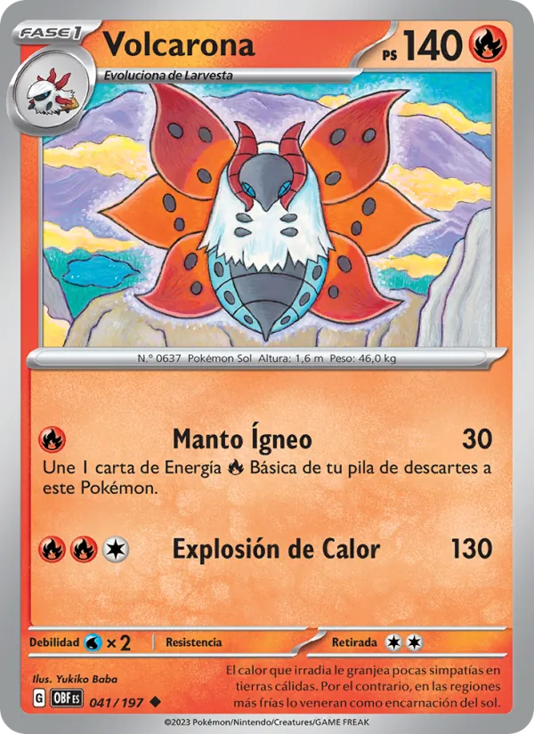 Volcarona (Llamas Obsidianas #041/197)