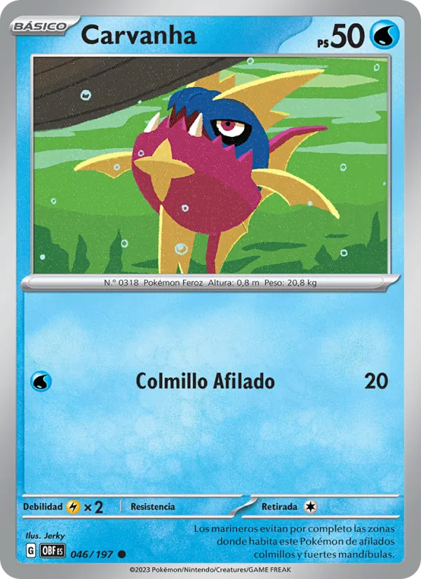 Carvanha (Llamas Obsidianas #046/197)