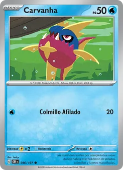 Carvanha (Llamas Obsidianas #046/197)