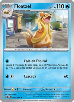 Floatzel (Llamas Obsidianas #049/197)